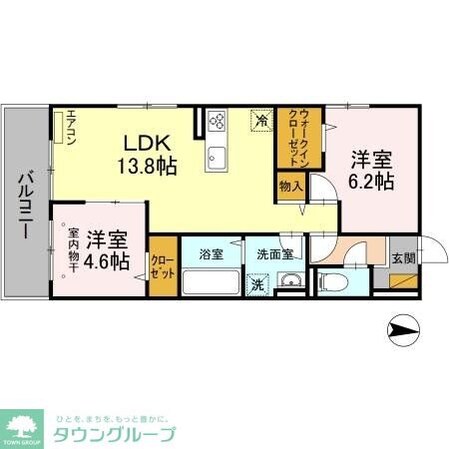 ジラソーレの物件間取画像